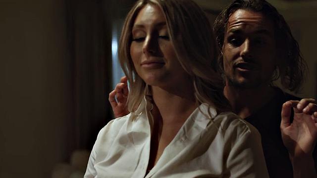 Sinful stepmom sucks and gets fucked in her tight pussy