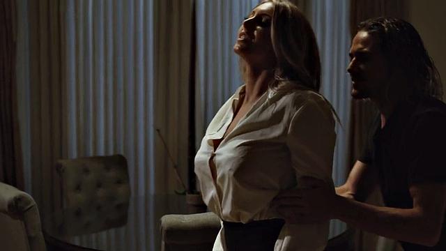 Sinful stepmom sucks and gets fucked in her tight pussy