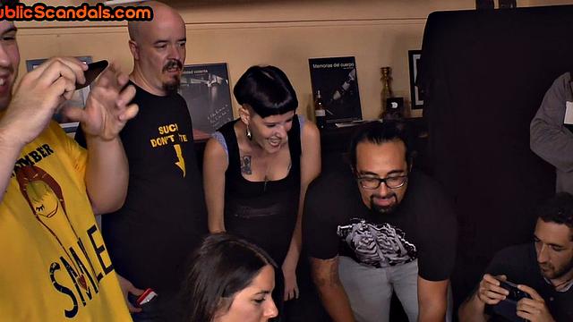 Publicly disgraced bitch by crowd