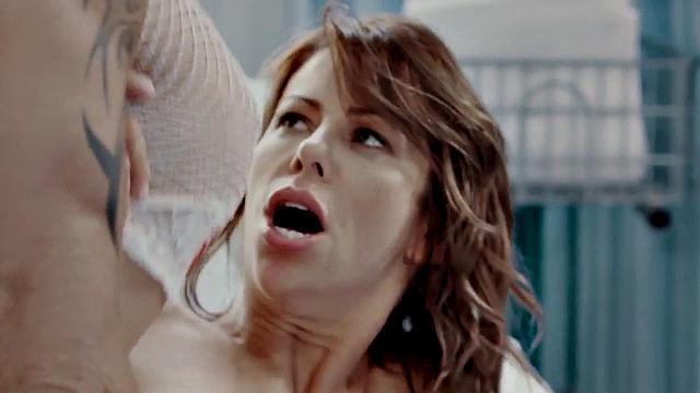 Busty nurse in fishnets pussyfucked by main doctor