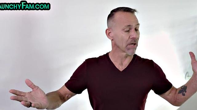 Stepdad seduces stepdaughter and fucks