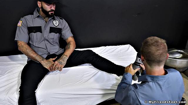 Prison Guard Rikk Gets Worshiped - Rikk