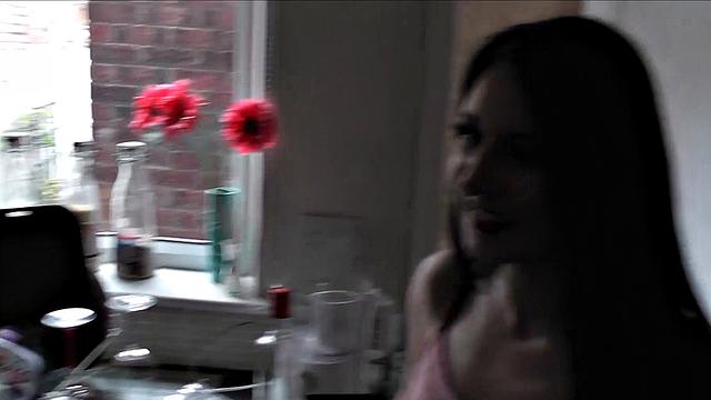 Foursome cunt drilling with blonde MILF and brunette slut