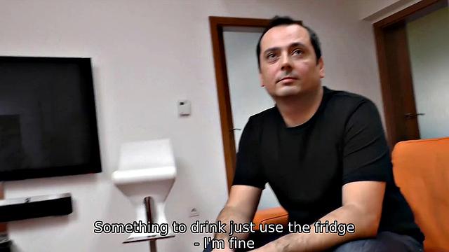 HUNT4K. Cuck counts money while copulates with his girlfriend