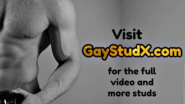 Naughty stud toying his twunk slut