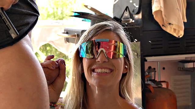 Amateur MILF Cumshot Collection with Blonde Babe