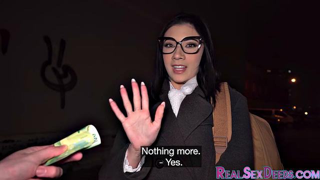 Picked up glasses bae cockriding stranger