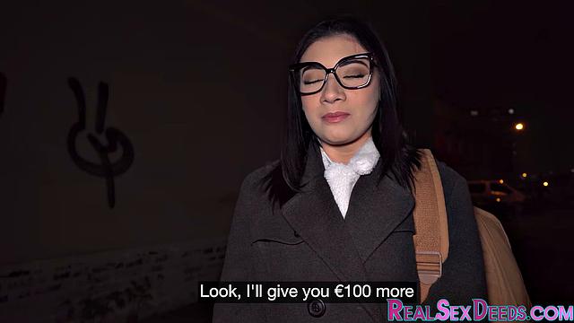 Picked up glasses bae cockriding stranger