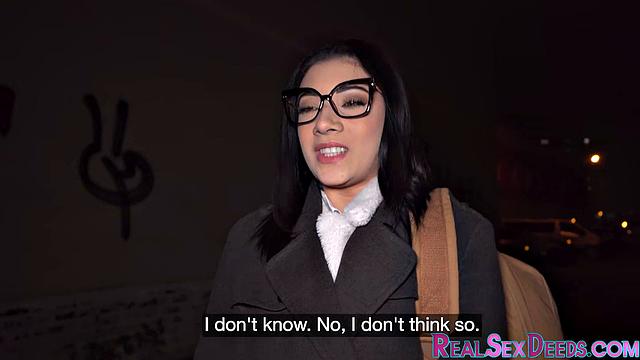 Picked up glasses bae cockriding stranger