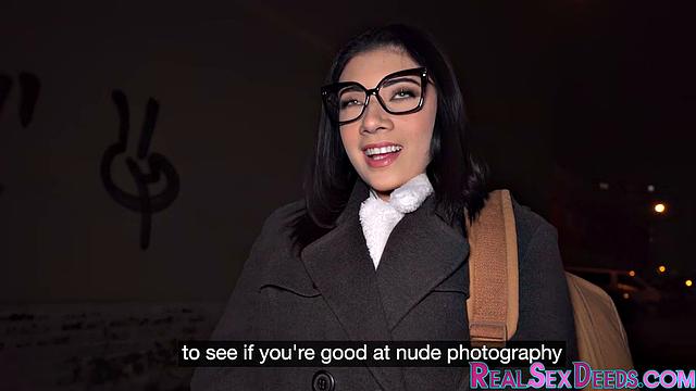 Picked up glasses bae cockriding stranger