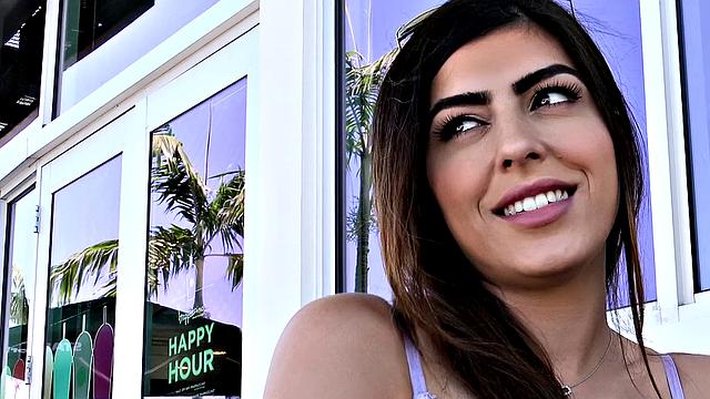 AudreyRoyal gets down and dirty with a tattooed dude in POV handjob and doggystyle action