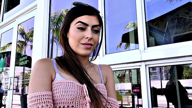 AudreyRoyal gets down and dirty with a tattooed dude in POV handjob and doggystyle action