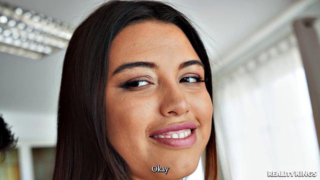 Камила Палмер сосет без рук и получает по сиськам от Jordi El Nino Polla