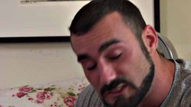 Tattooed tgirl dickriding bf in erotic couple