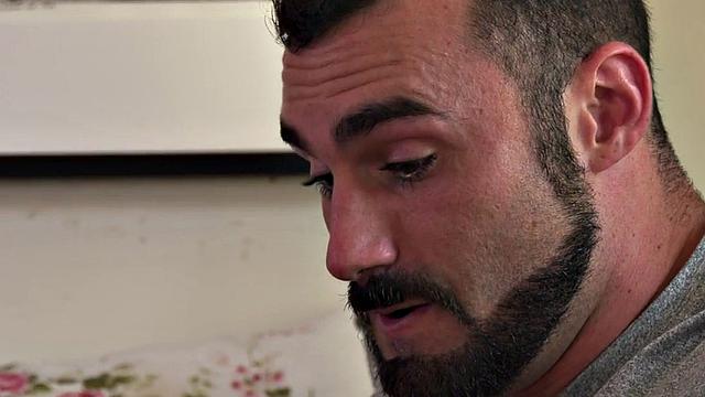 Tattooed tgirl dickriding bf in erotic couple