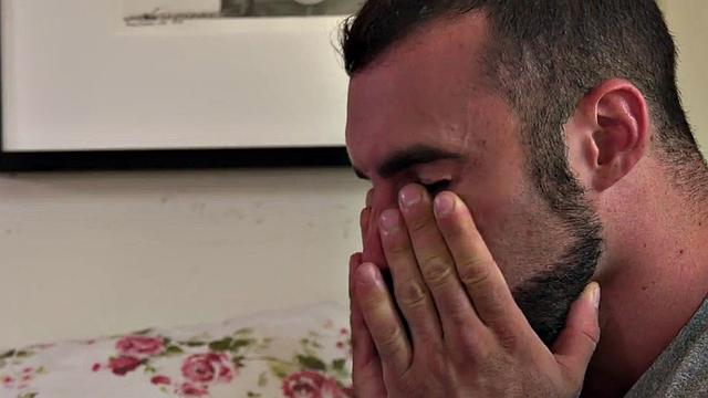 Tattooed tgirl dickriding bf in erotic couple