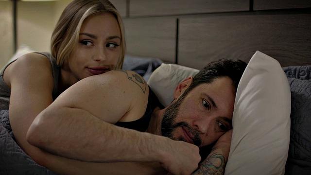 Cute stepdaughter banged by stepdad