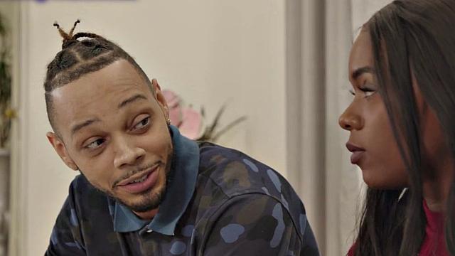 White dude pounds hairy ebony wife's wet pussy hole with his big cock