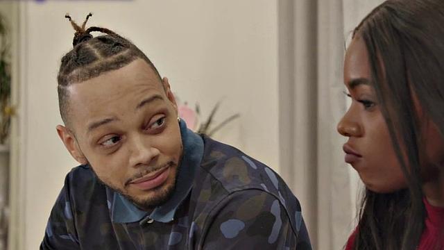 White dude pounds hairy ebony wife's wet pussy hole with his big cock