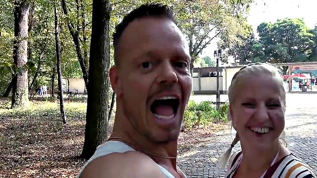 German amateur lady public fucked outdoors by sex date guy