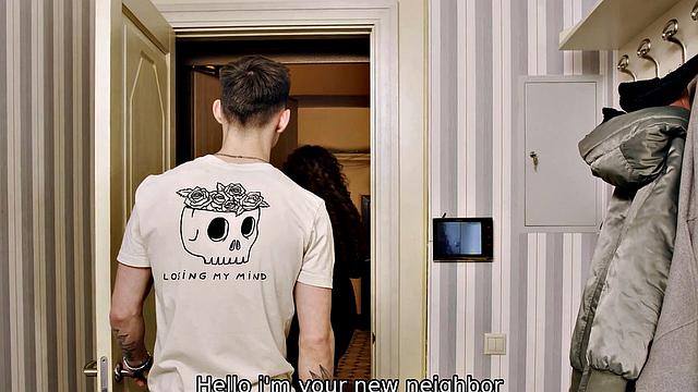 SHAME4K. Boy didnt expect his new neighbor to be such a slutty mature