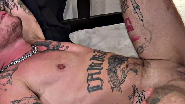 Operated stud with pussy gets fucked by BFs cock