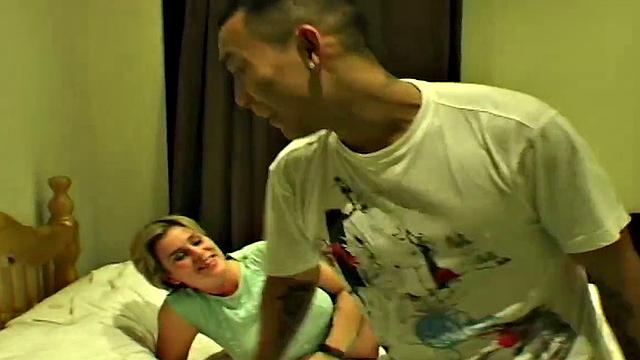 Hairy pussy gf takes ass fucking