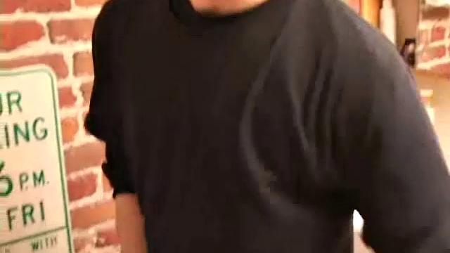 Like a lot of younger guys, Alex West goes into the bathroom to jack off. Alex gets naked and thumbs through a straight porn magazine while working on his boner. Then he sits on the toilet and starts seriously stroking that big uncut dick.