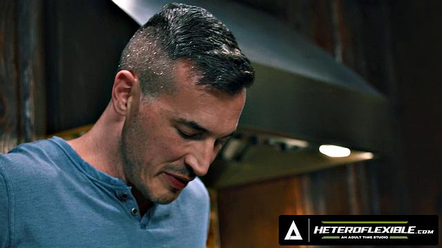 HETEROFLEXIBLE - Mischievous Siren Santiago Seduces Lonely Stepdad For A Good BREEDING