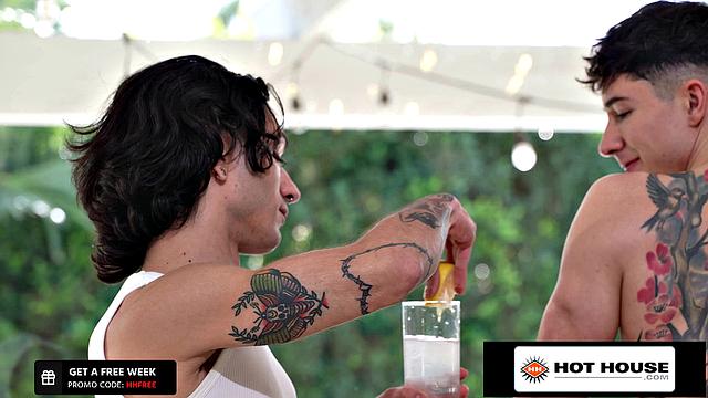 Hot House - Long Jock Deepthroats A Huge Juicy Cock