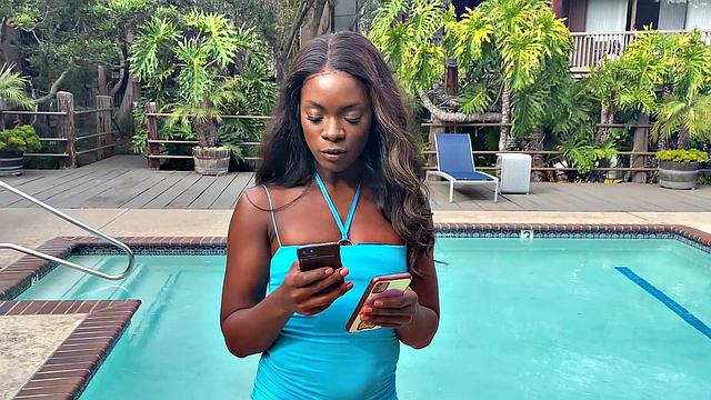 Ana Has a Party in Her Underwear