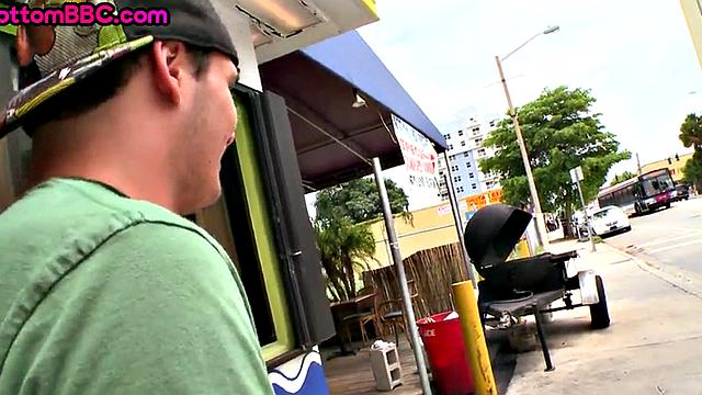 Ebony straight thug going gay with BBC