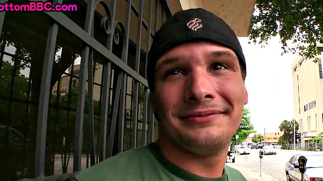 Ebony straight thug going gay with BBC