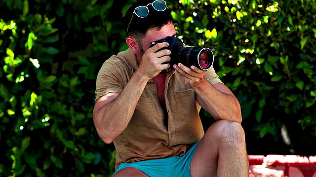 Horny Photographer Rails Beefy Stud At Sex Positive Resort - Nico Coopa, Kyle Fletcher