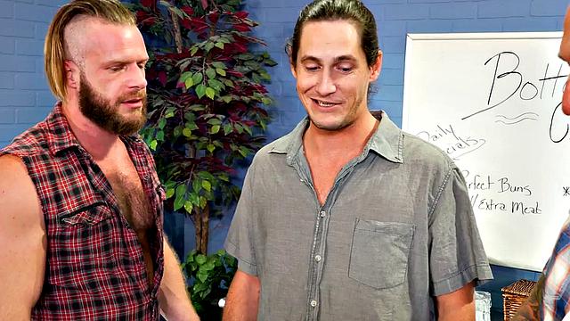 Fisted stud spoiled in 3some by dom gaydaddies