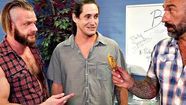 Fisted stud spoiled in 3some by dom gaydaddies