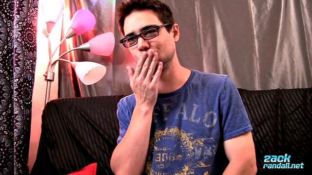 zack randall shows off his cum skills