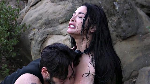 Trapped slut dominated by hardcore BWC in missionary