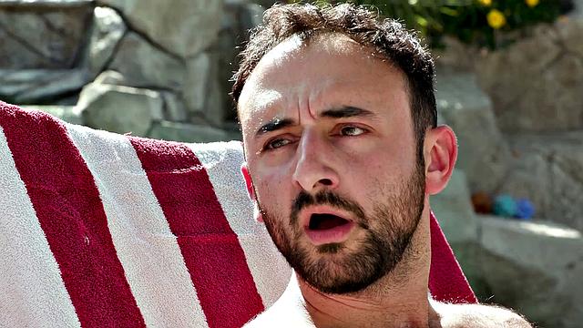 DEVILS FILM - Naughty Blonde Cheats On Boyfriend In Front Of Him With A Resort Employee