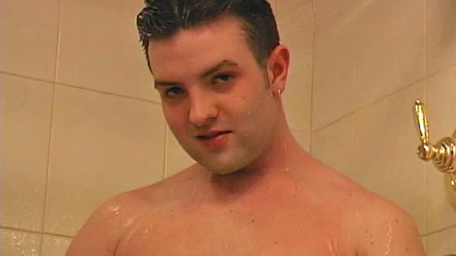 Sexy 21 year old Jeremy West is enjoying a hot shower. Naked and slowly stroking his cock at first, the young man soon picks up the pace.