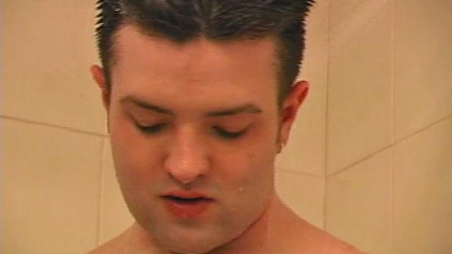 Sexy 21 year old Jeremy West is enjoying a hot shower. Naked and slowly stroking his cock at first, the young man soon picks up the pace.