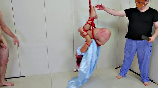 Tangled Tanzi in BDSM painal fuck