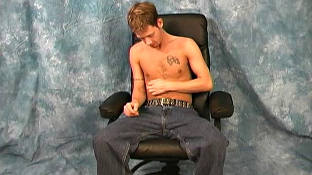 When he's not in class or working at his landscaping job, this young man enjoys partying, driving his cherished BMW roadster and hot sex. Speaking of hot, this adorable 19-year-old is about to strip naked and jack off for us.