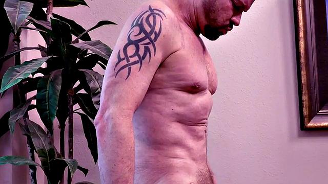 Pussynailed FTM amateur spoiled by DILF after sucking