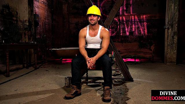 BDSM CFNM whipping and deepthroating with busty latex MILF