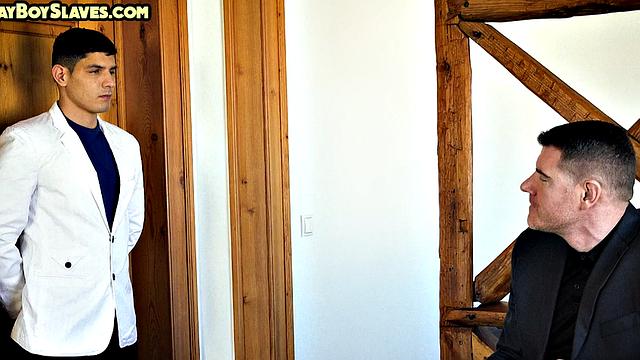 Mature disciplining jock