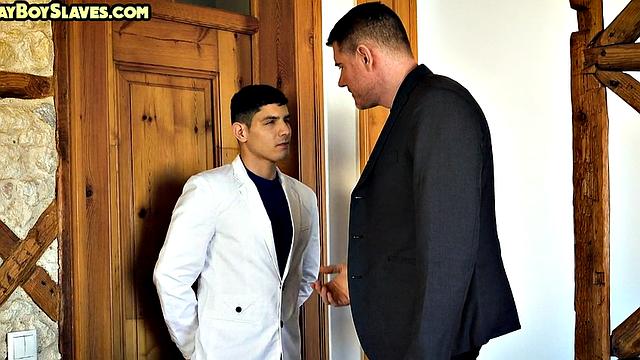 Mature disciplining jock