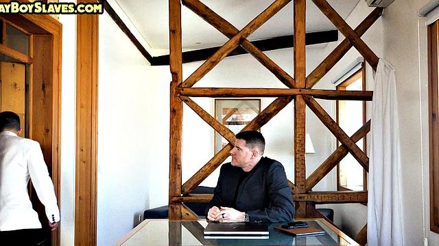 Mature disciplining jock