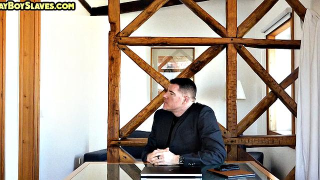 Mature disciplining jock