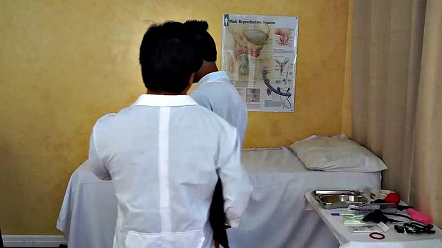 Gorgeous Josh comes in to Dr. Tickle's office for his annual checkup. Doctor Tickle and Vahn put Josh through a complete tickle treatment which includes therapeutic foot tickling with feathers and fingers.